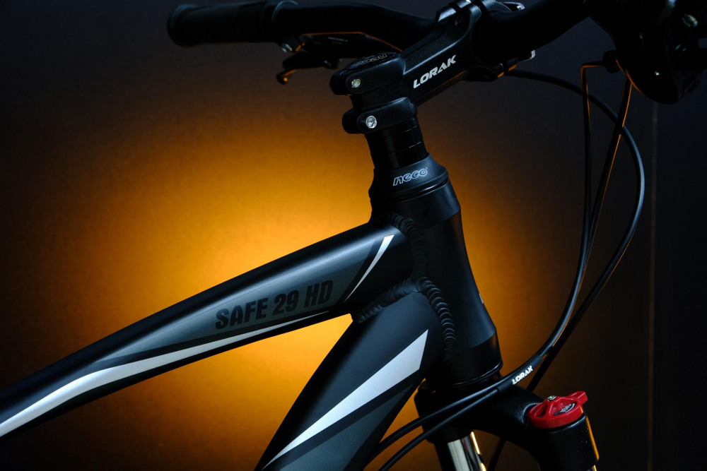 LORAK Safe 29 HD Матовый Чёрный/Серый/Серый 19р (на рост 171-182)