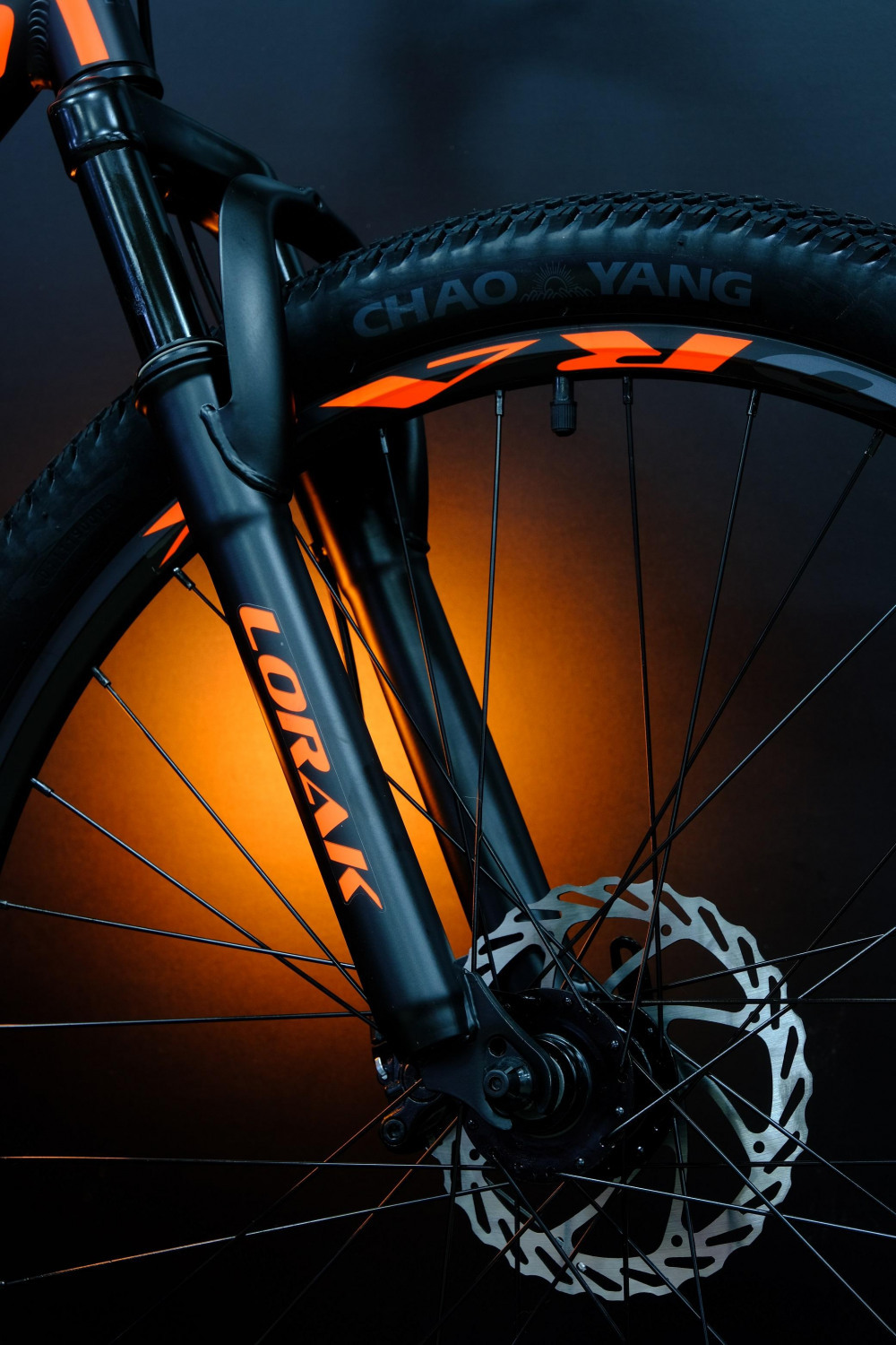 Lorak MAX 150 Матовый Чёрный/Оранжевый 15р (на рост 141-160)