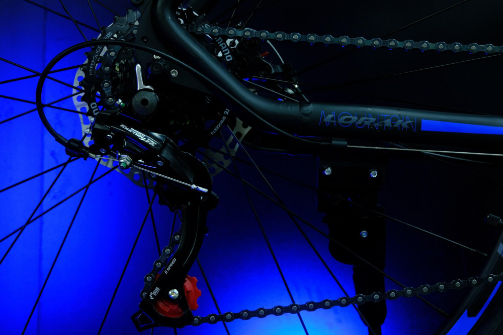 LORAK M-07 Prom Матовый Чёрный/Синий 21р (на рост 183-190)