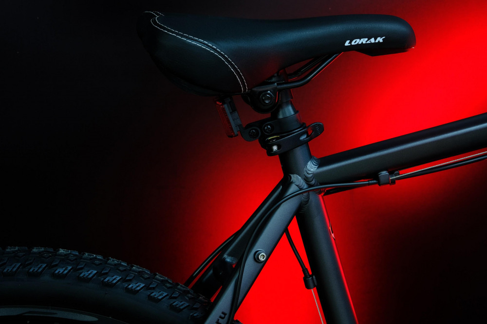 Lorak LX5 HD Матовый Чёрный/Серый рама 21 (на рост 183-190)