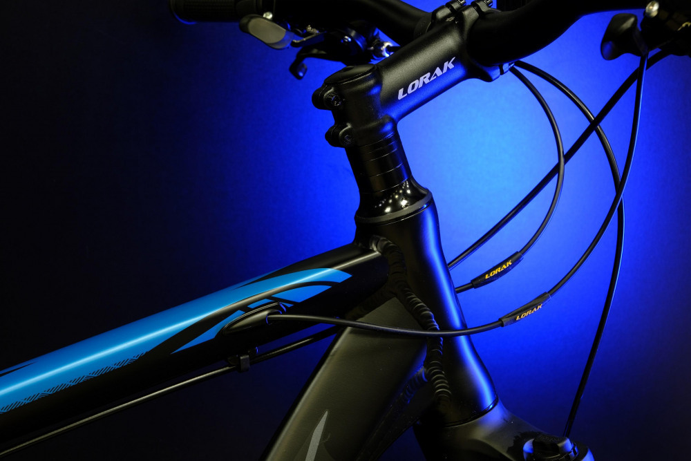 Lorak 1.0 Матовый Чёрный/Синий рама 21 (на рост 183-190) (27.5)