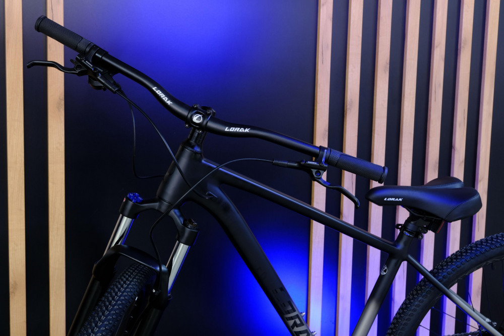 LORAK 3.0 8 sp Матовый Чёрный/Серый рама 19 (на рост 171-182)